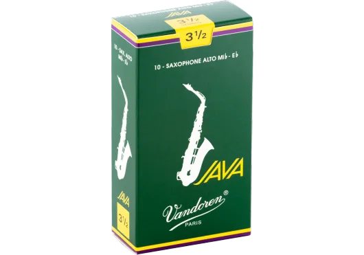 Vandoren Java Anches Saxophone Alto 3.5 (Boîte de 10)