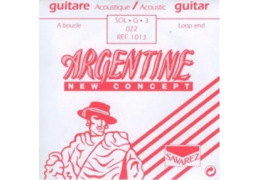 Savarez | Cordes pour Guitare Acoustique Argentine G3 .022w | À l'unité