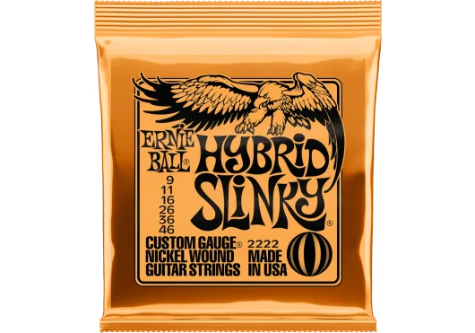 Ernie Ball | 2222 Hybrid Slinky | Orange