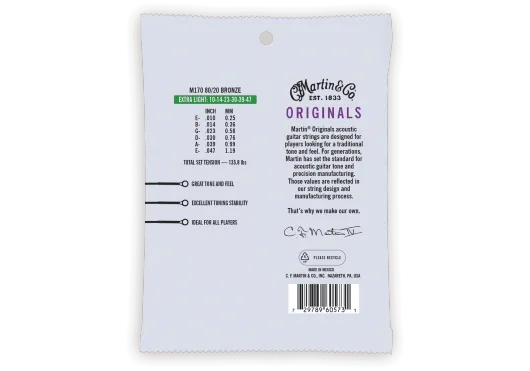 Martin | Originals Bronze M170 | Extra Light
