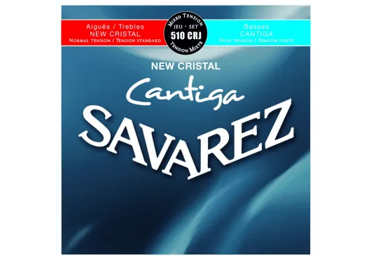 Savarez | 510CRJ New Cristal Cantiga | Tension Mixte Rouge-Bleu