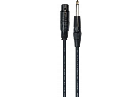 Yellow Cable | M01J | Jack Mâle TS / XLR Femelle 1m
