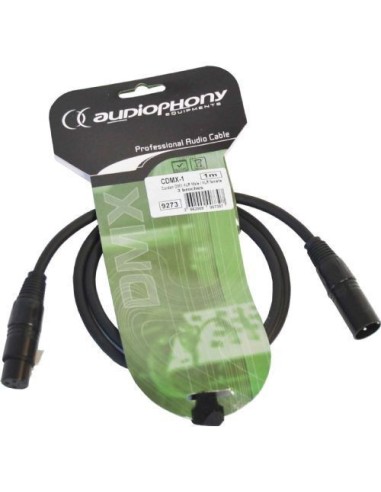 Audiophony | CDMX-1 | Cable DMX XLR 3 points 1 m