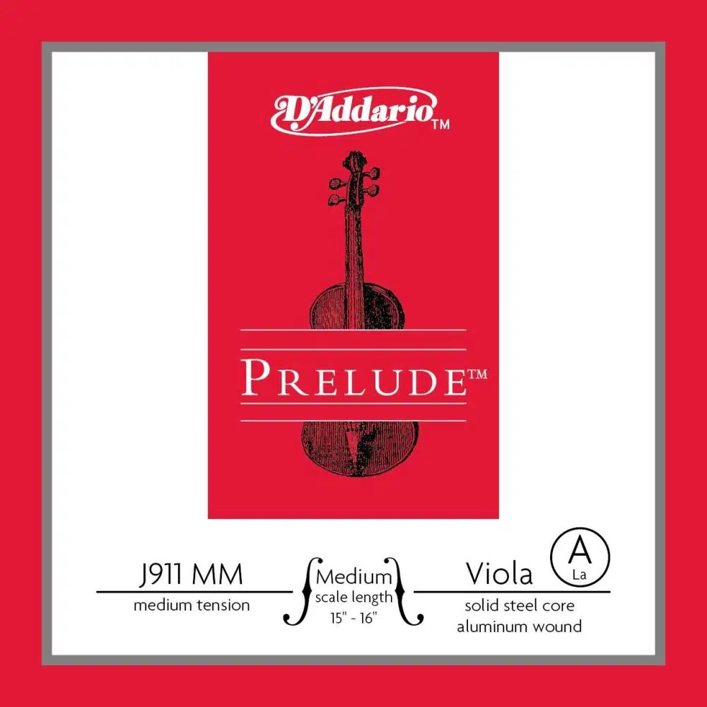 D'Addario | Prelude J911-MM | Corde de La alto 15"–16" medium