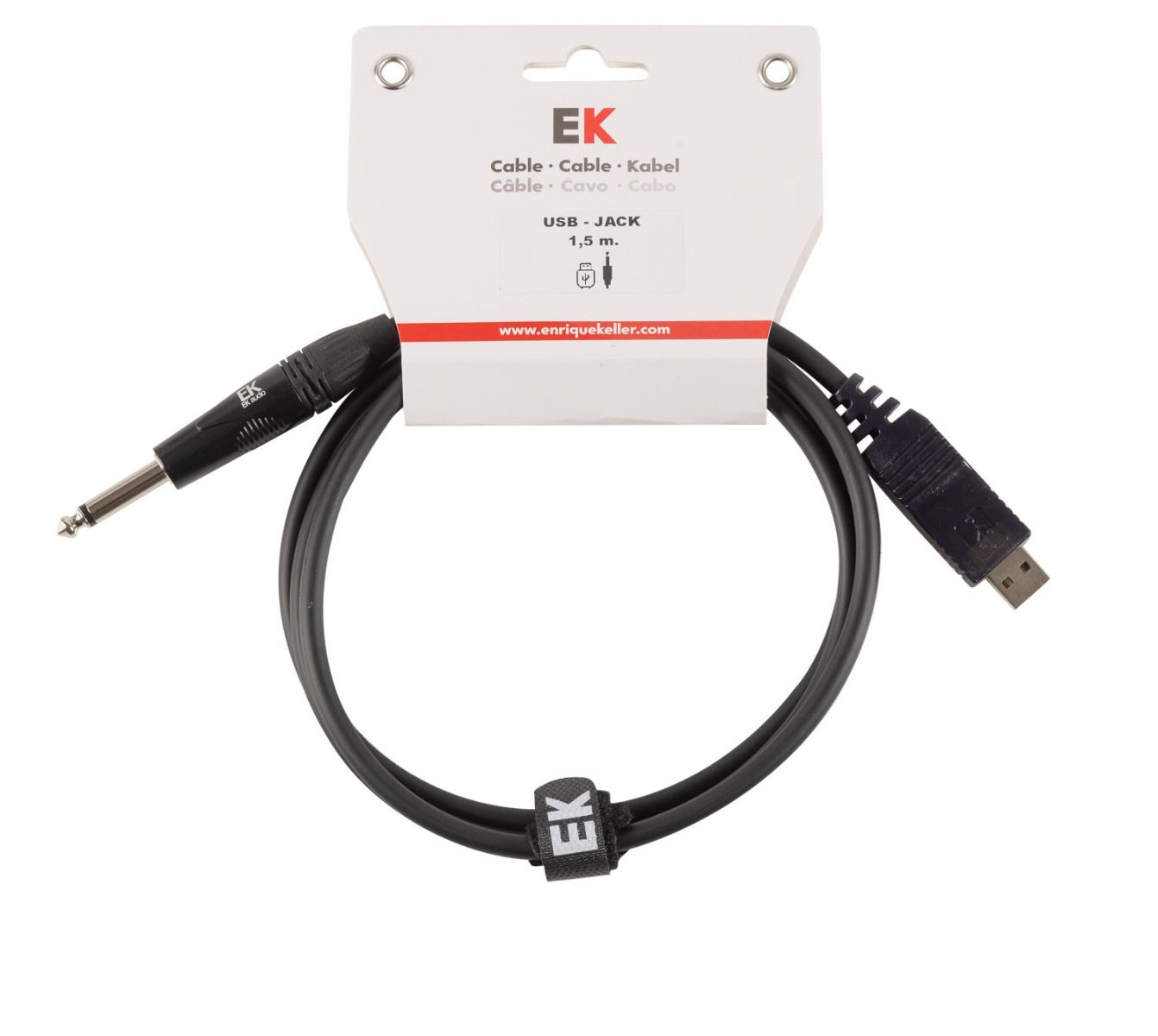 EK Audio | D005 | Câble interface USB / jack 1,5 m