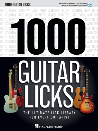 Hal Leonard | 1000 Guitar Licks | Méthode guitare