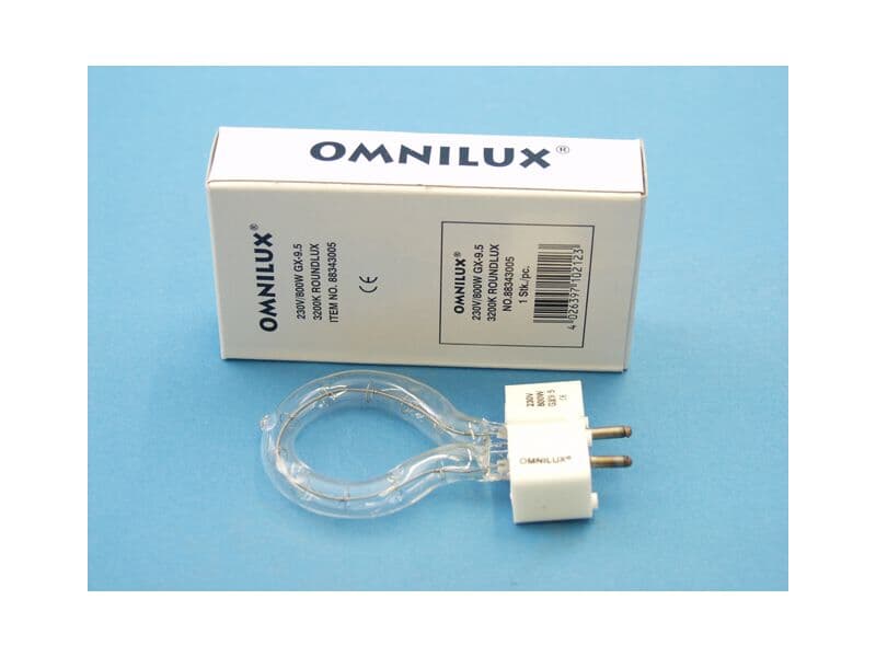 Omnilux | Roundlux | Lampe halogène 230 V / 800 W GX-9.5