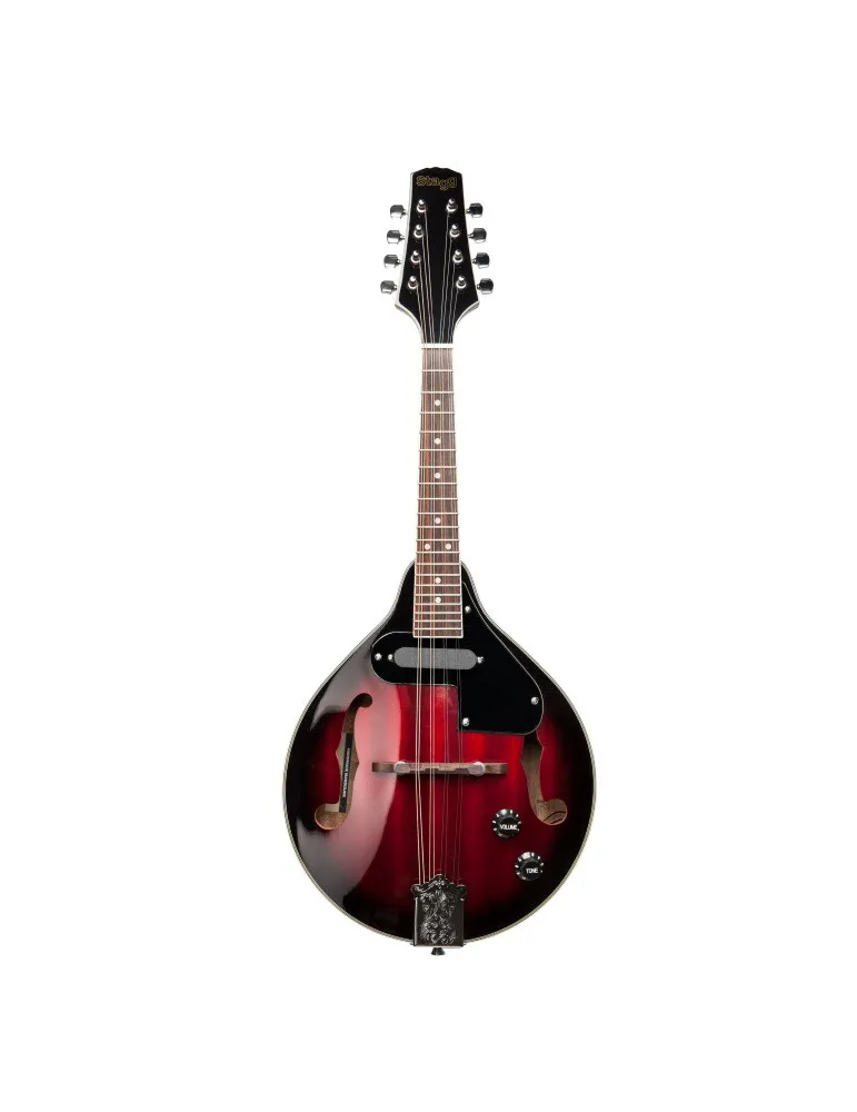Stagg | M50E | Mandoline bluegrass électro-acoustique Redburst